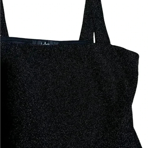 Lulus black sparkle bodysuit tank size XL - Picture 4 of 4